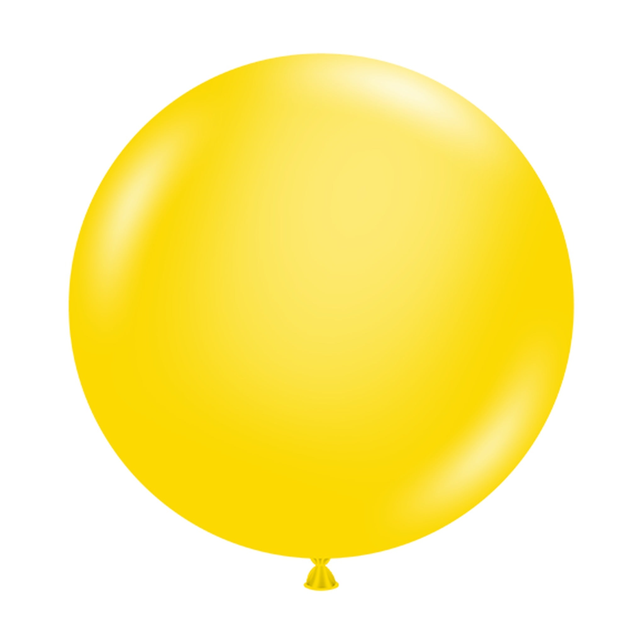 Tuftex Yellow 3ct Foil Balloon 24"